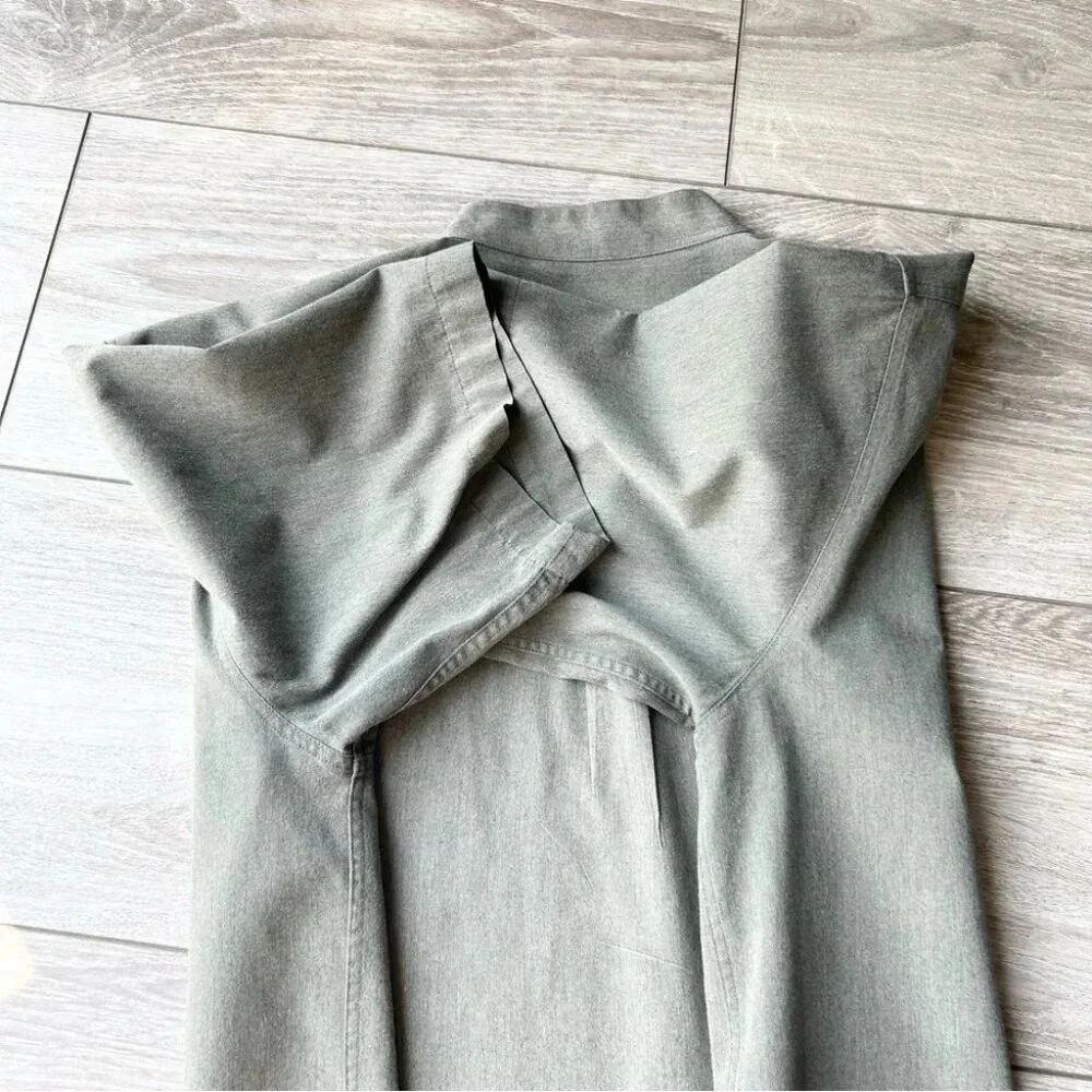 Polo Ralph Lauren Military Green Stand Collar Short Sleeve Shirt